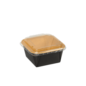 Cup 500ml quad. TLS with lid 12.9/12.9/4.8 - 6x50pcs.