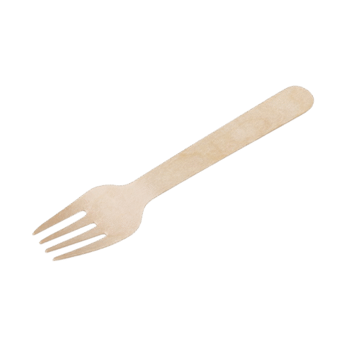 Wooden fork 16cm